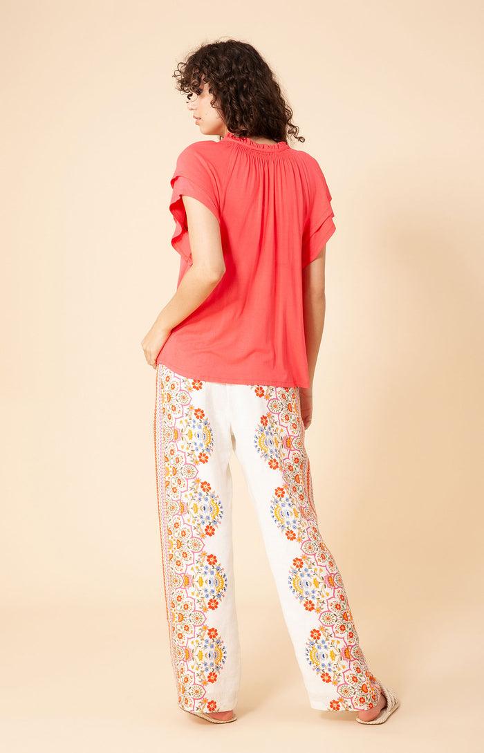 Hale Bob Iara Solid Jersey Top