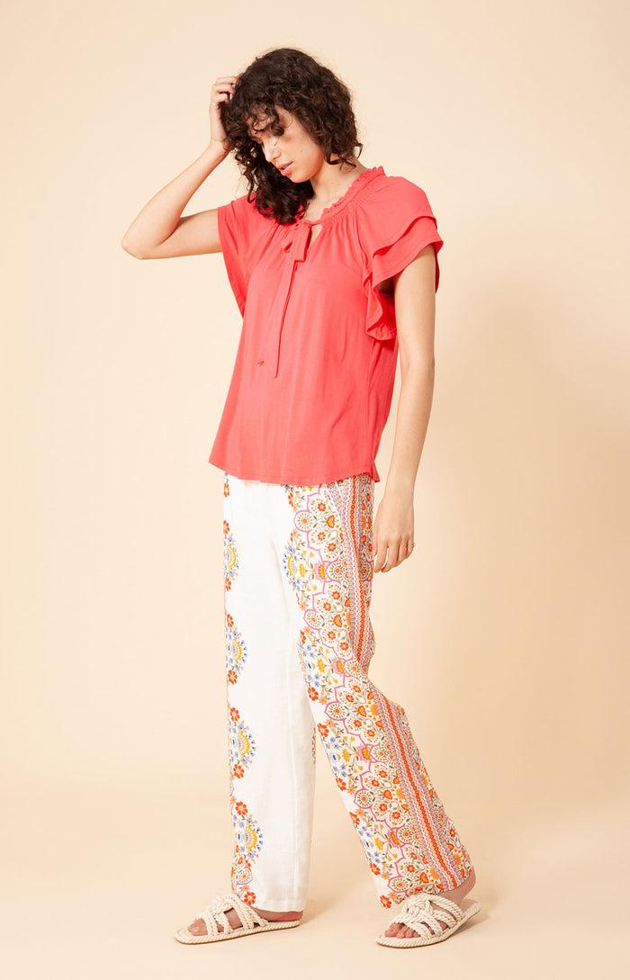 Hale Bob Iara Solid Jersey Top