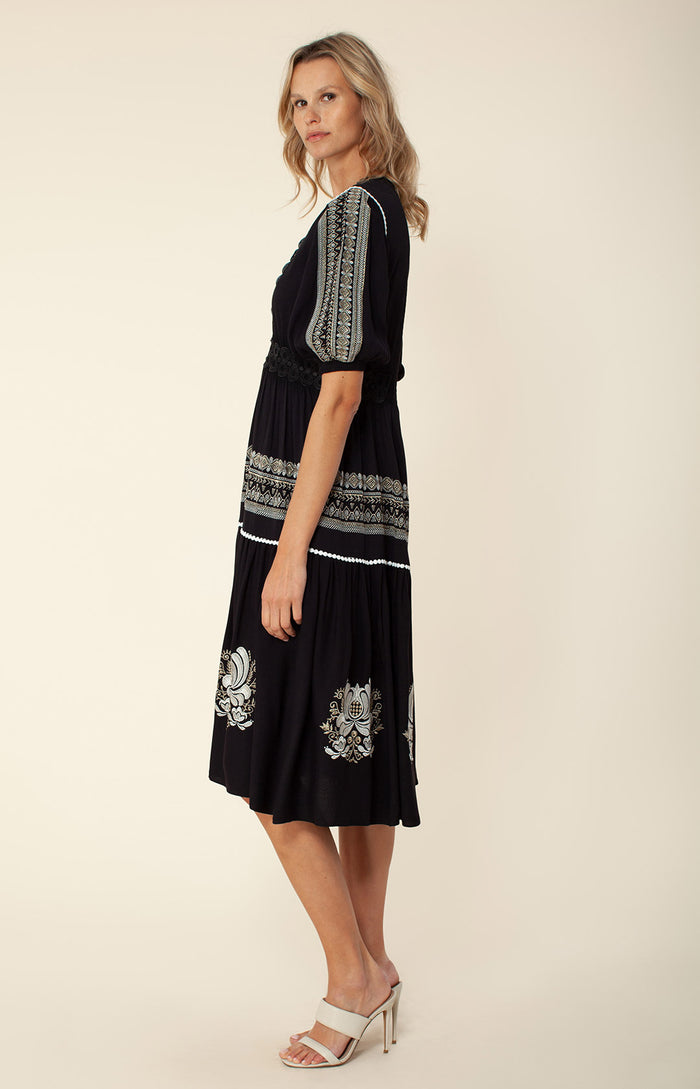 Hale Bob Ignia Midi Dress