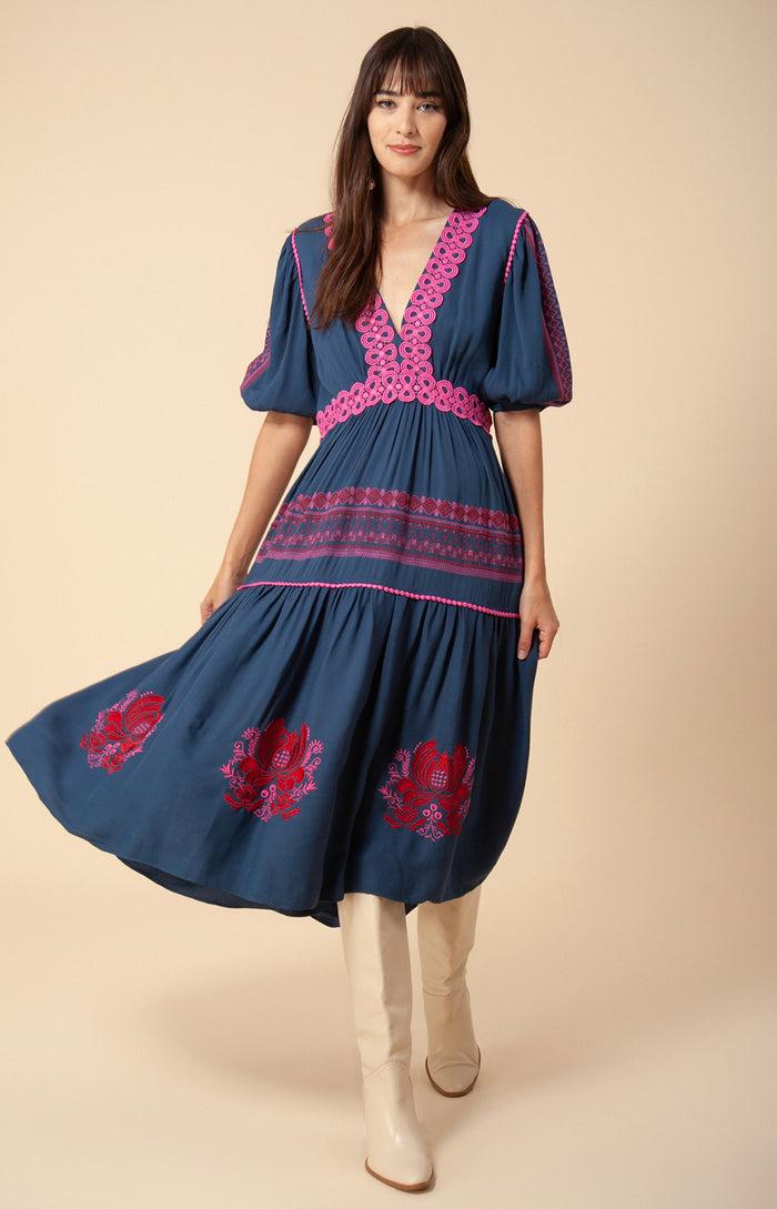 Hale Bob Ignia Midi Dress