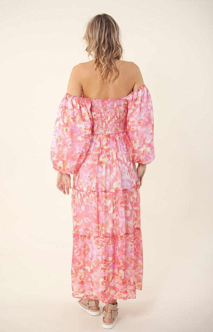 Hale Bob Ilona Chiffon Maxi Dress
