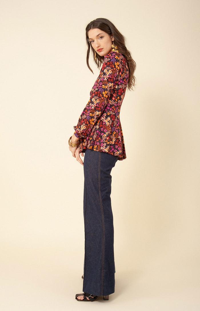 Hale Bob Inaya Jersey Twist Top