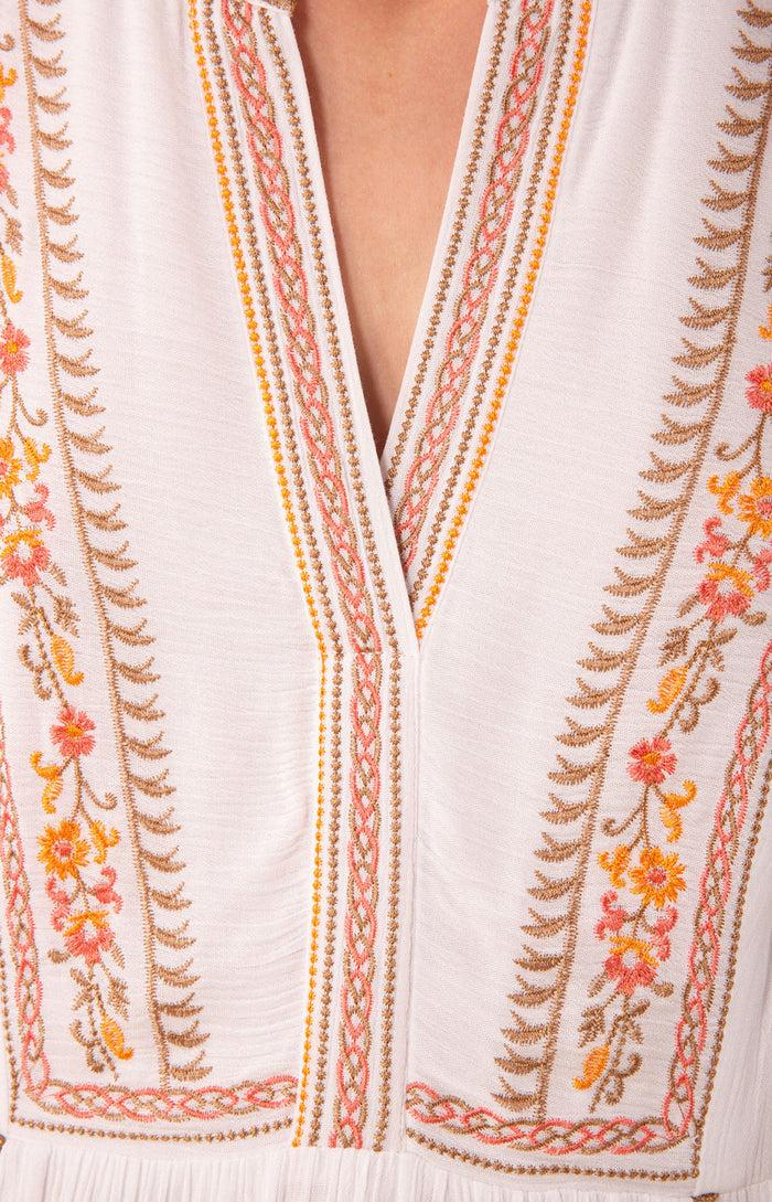 Hale Bob Isabel Embroidered Dress