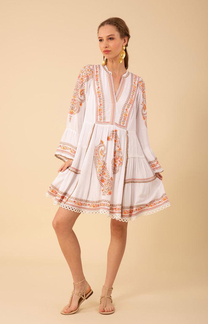 hale bob Isabel Embroidered Dress