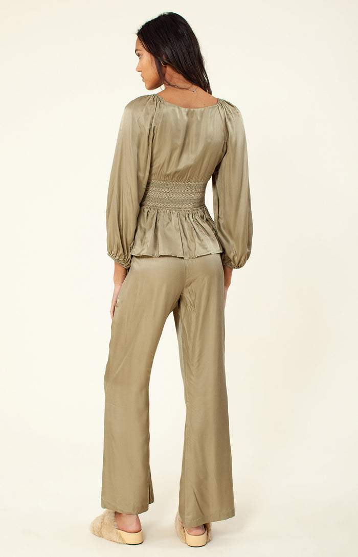 Hale Bob Isla Solid Silk Top