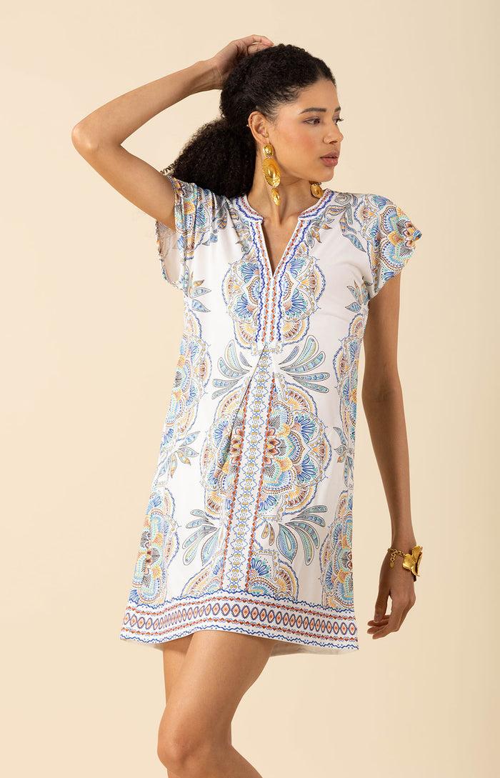 Hale Bob Jada Jersey Beaded Dress