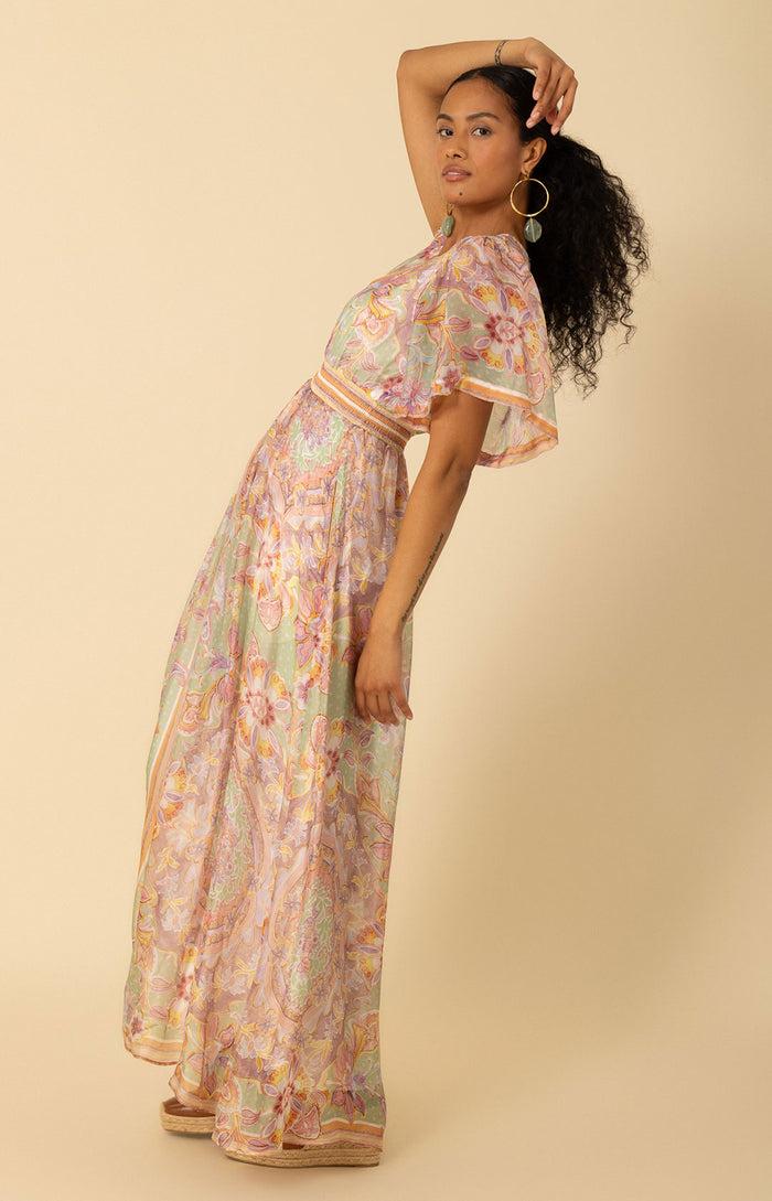 Hale Bob Jaliyah Chiffon Dress Maxi