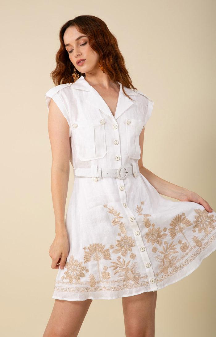 Hale Bob Jane Embroidered Dress