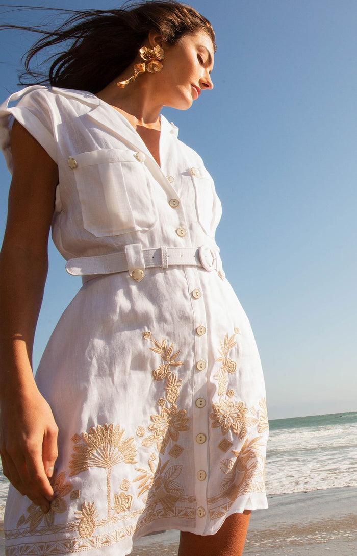 hale bob Jane Embroidered Dress