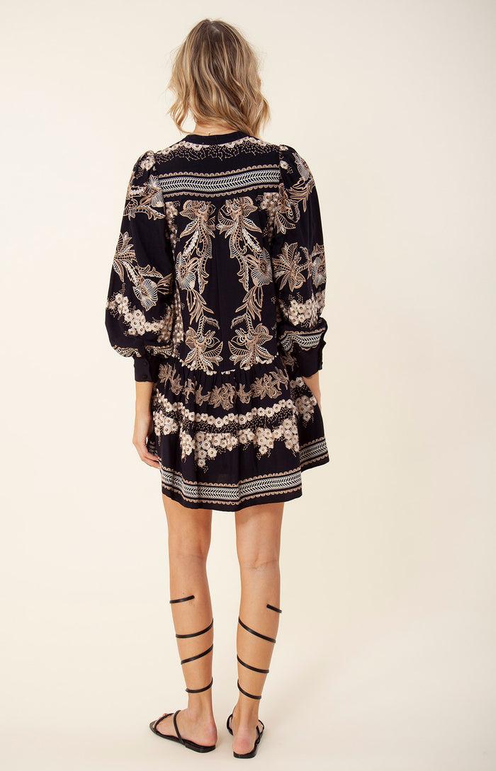 Hale Bob Janina Embroidered Dress