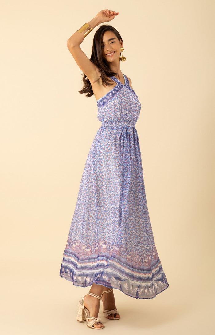 Hale Bob Janiyah Chiffon Maxi Dress