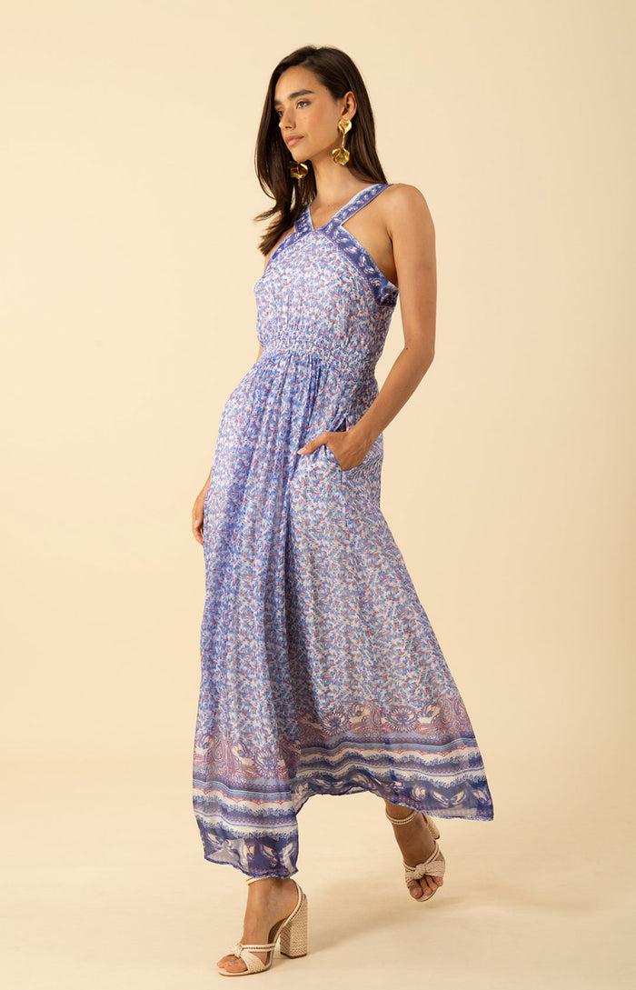 Hale Bob Janiyah Chiffon Maxi Dress