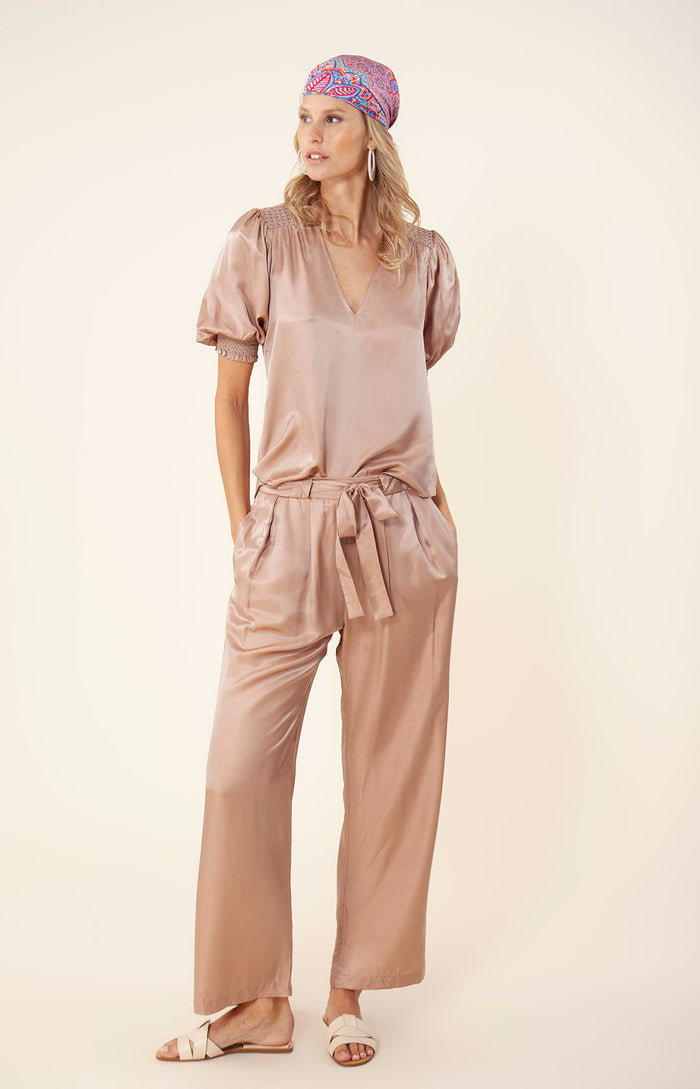 hale bob Jaydin Solid Charmeuse Top