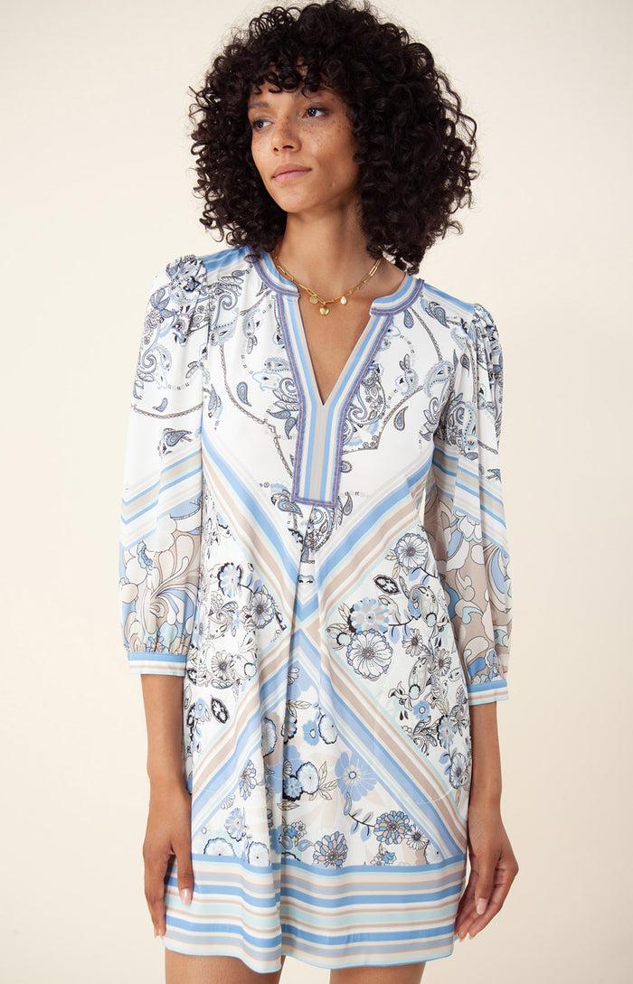 Hale Bob Jelena Jersey Dress Beaded