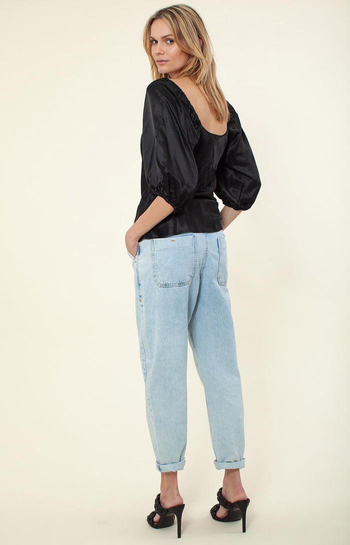 Hale Bob Jenese Solid Silk Top