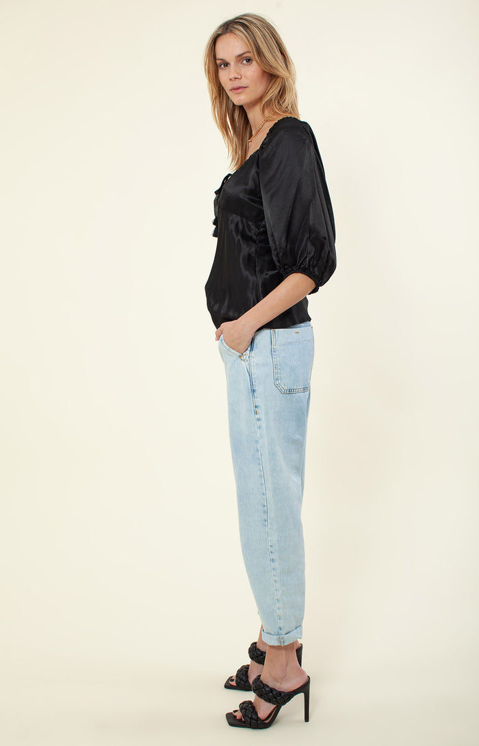 Hale Bob Jenese Solid Silk Top