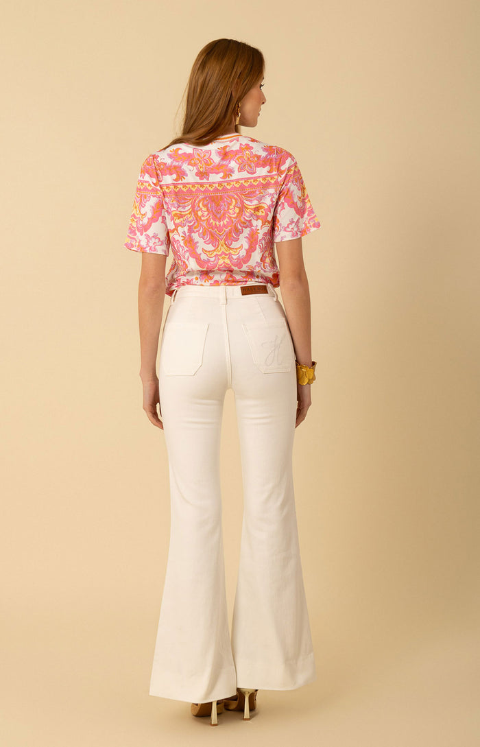 Hale Bob Jenna Patch Pocket Denim