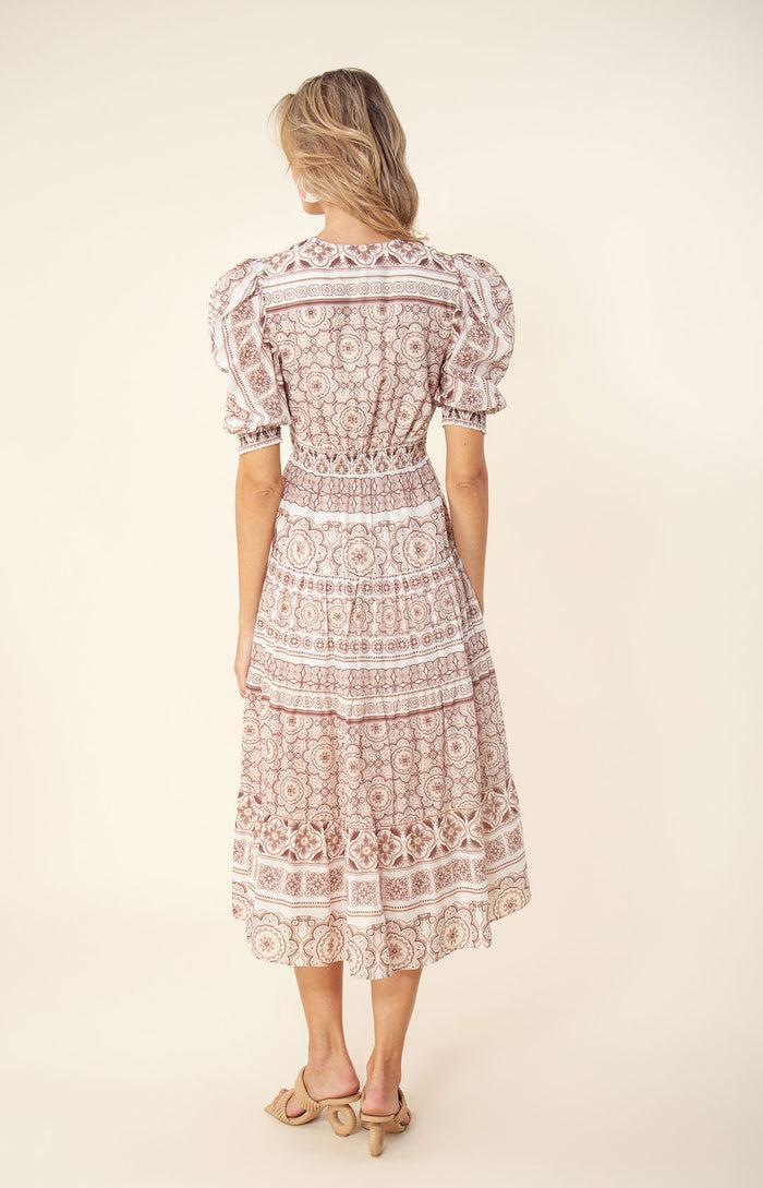 Hale Bob Jessamy Tiered Midi Dress