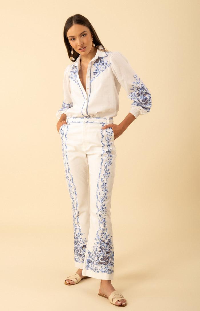 Hale Bob Jianna Embroidered Top