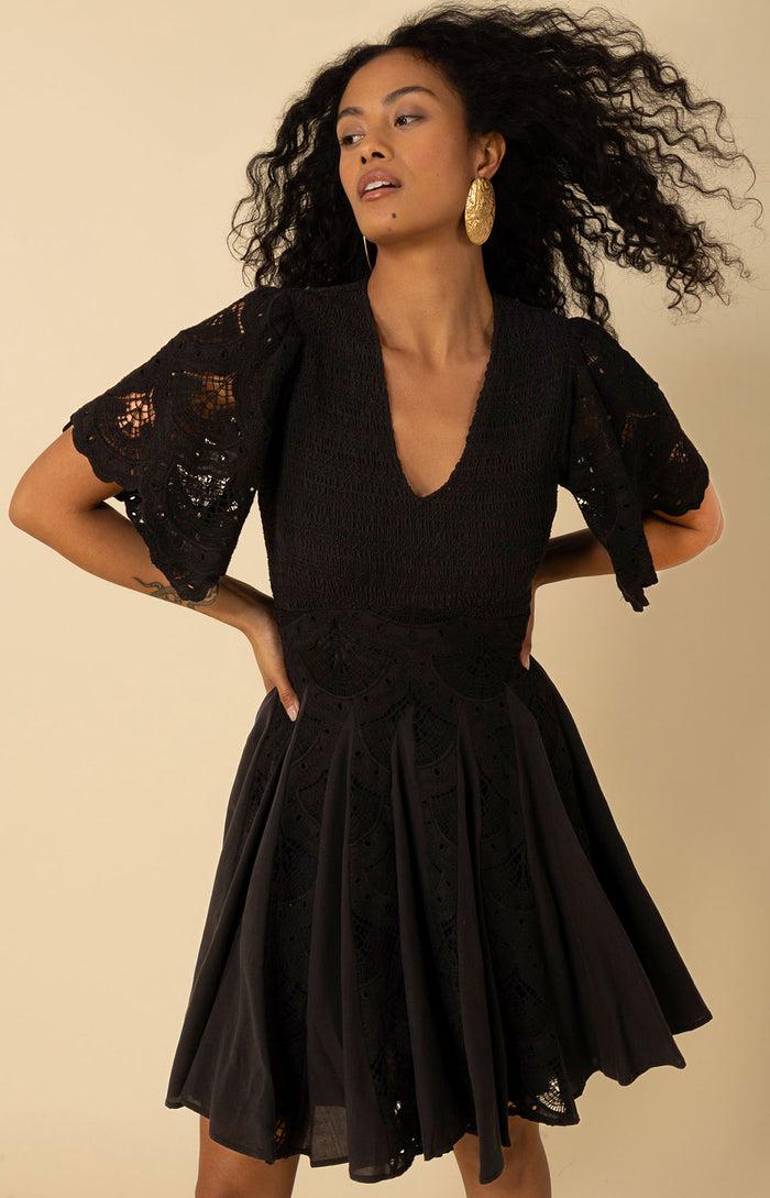 Hale Bob Journi Eyelet Dress