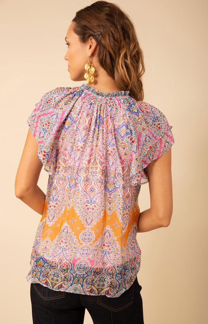 Hale Bob Julianna Chiffon Top