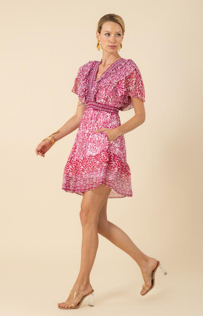 hale bob Julie Chiffon Dress