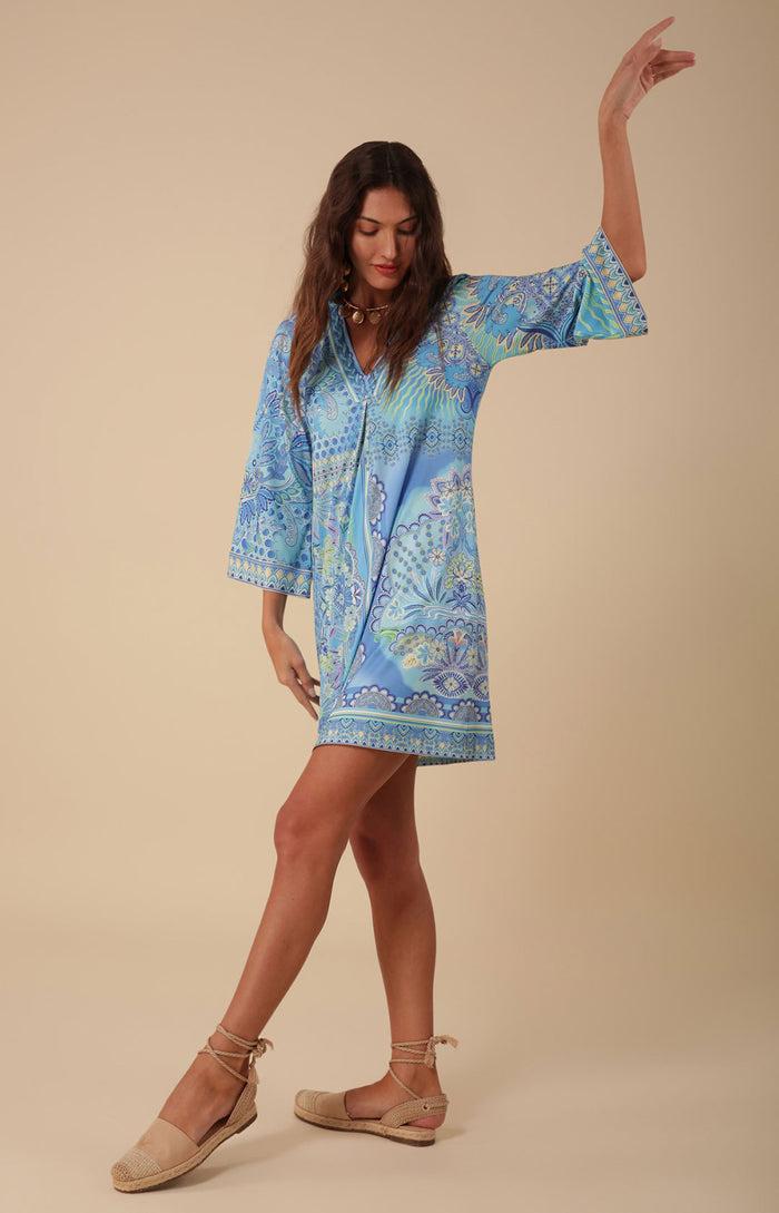 hale bob Juniper Jersey Dress Beaded