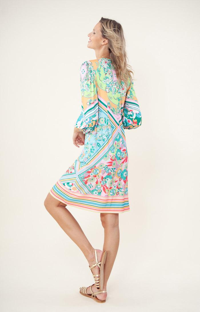 Hale Bob Kalia Jersey Dress Beaded