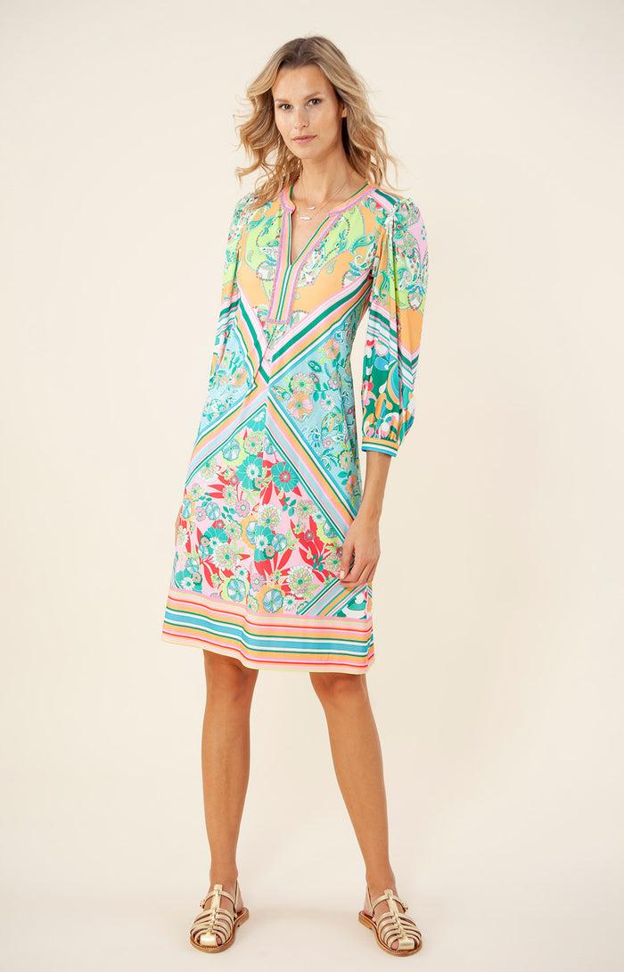 hale bob Kalia Jersey Dress Beaded