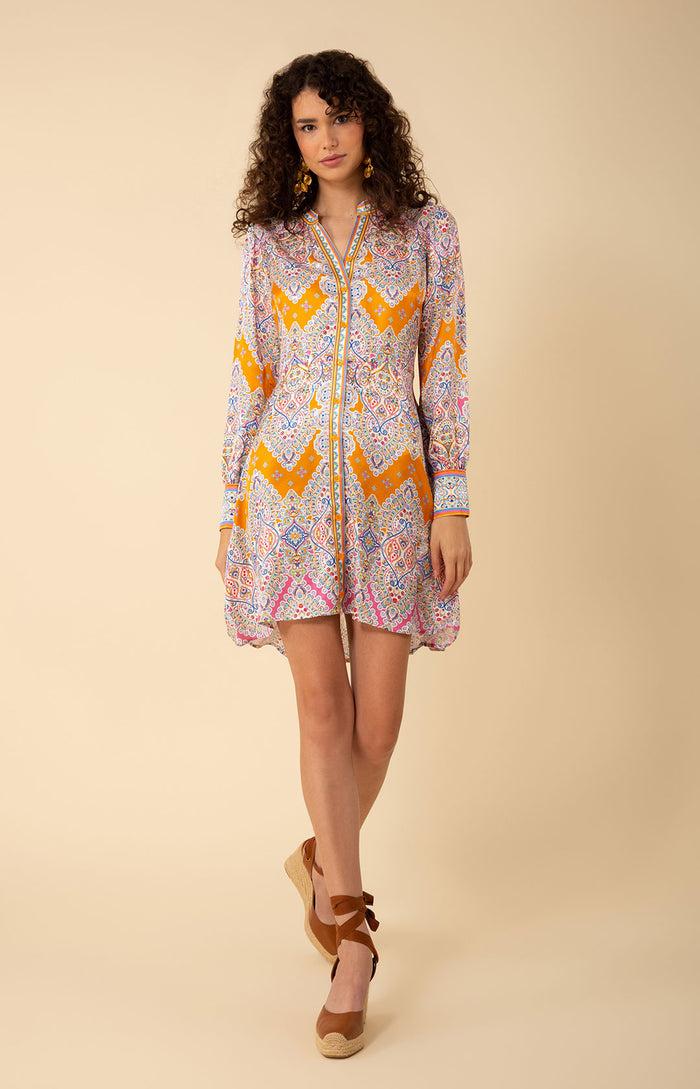 hale bob Kamila Charmeuse Shirtdress