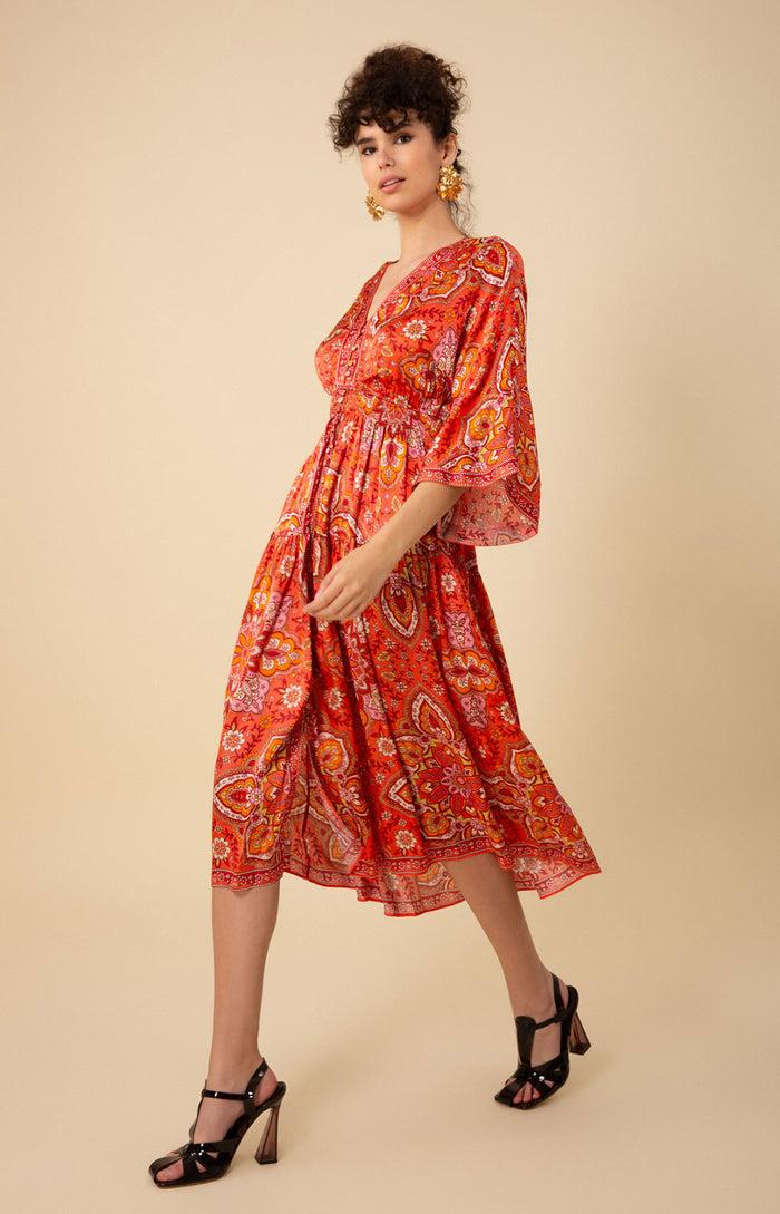 Hale Bob Kamryn Midi Dress