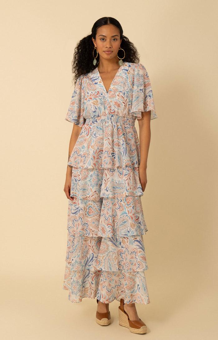 hale bob Karsyn Tiered Maxi Dress