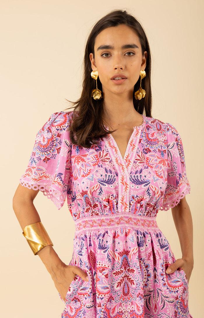 Hale Bob Katelyn Linen Dress