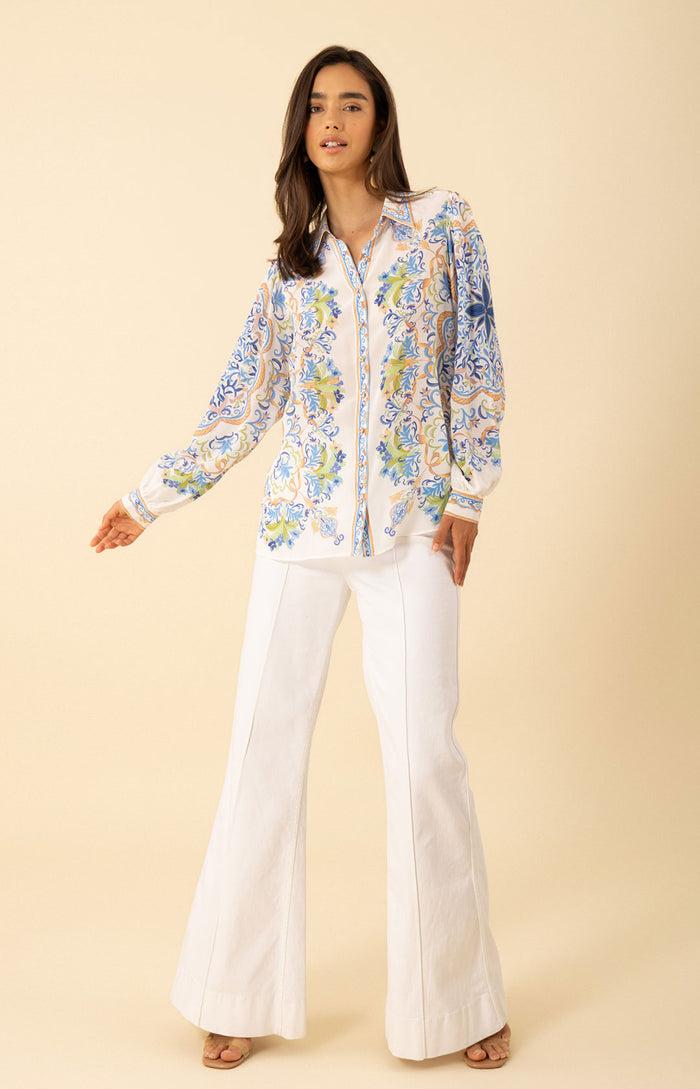 hale bob Kinslee Silk Top