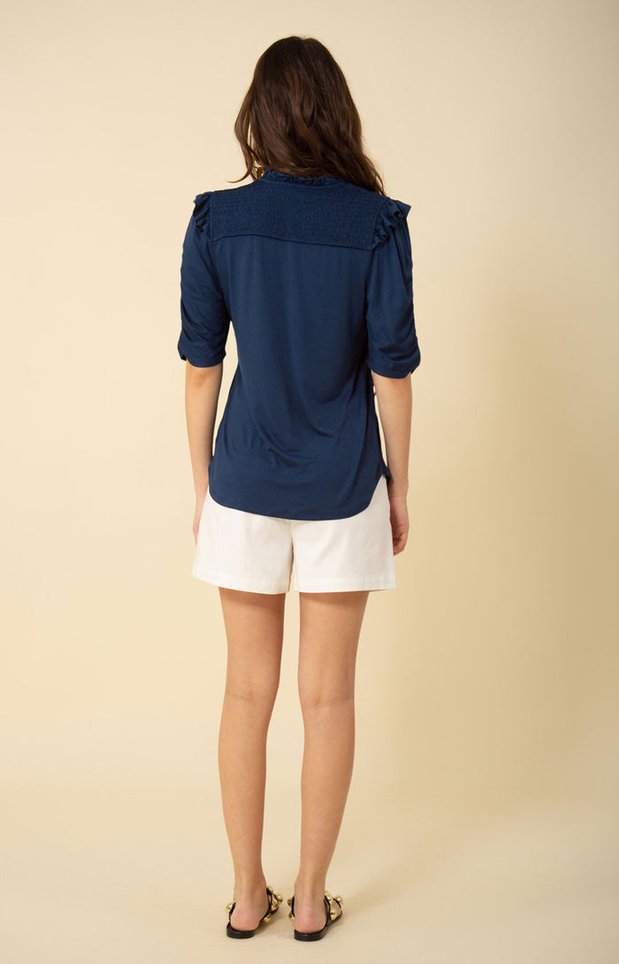 Hale Bob Lanthe Solid Jersey Top