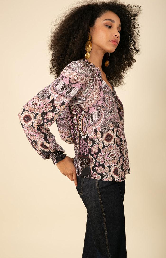 Hale Bob Laura Silk Top