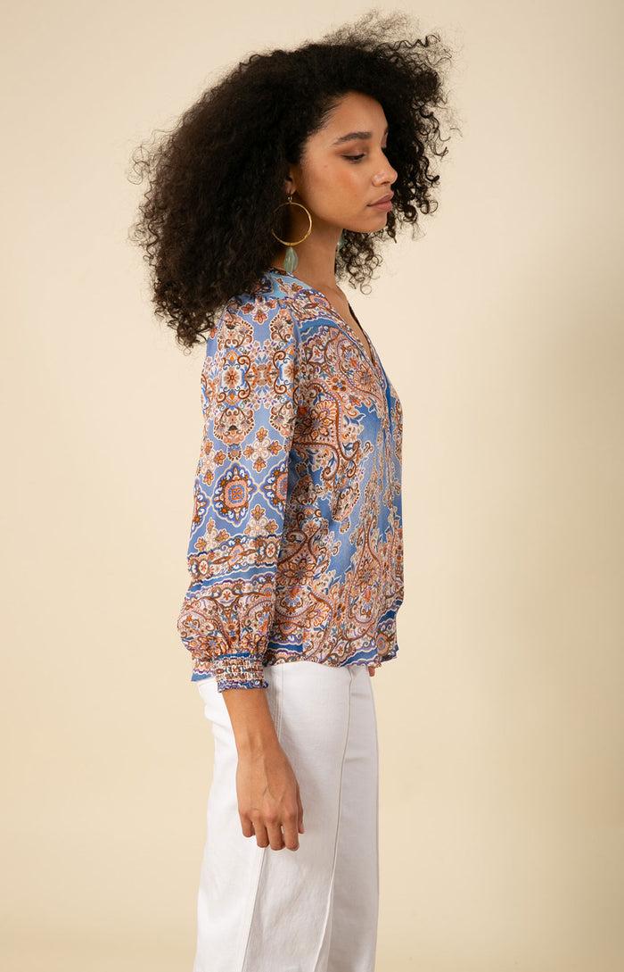 Hale Bob Lauren Silk Top