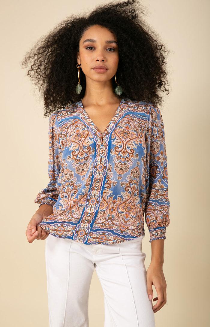 Hale Bob Lauren Silk Top