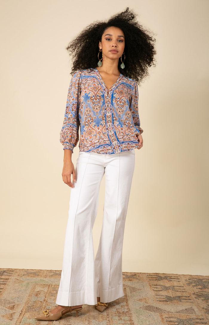 hale bob Lauren Silk Top