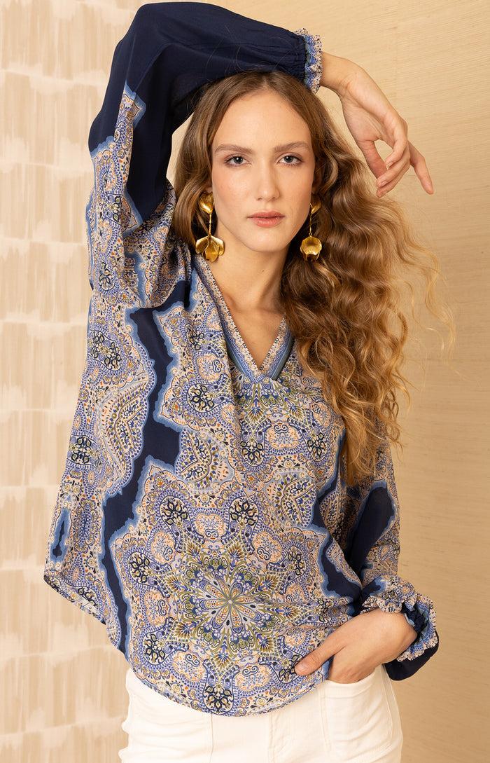 Hale Bob Layne Silk Top