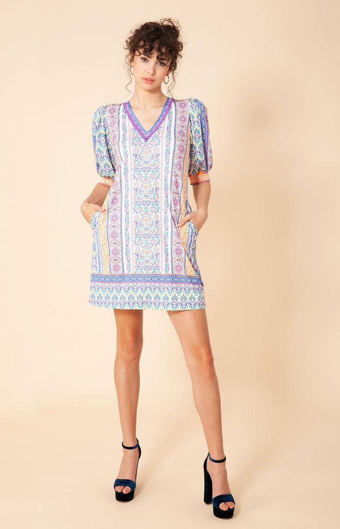 hale bob Leanna Jersey Dress Beaded