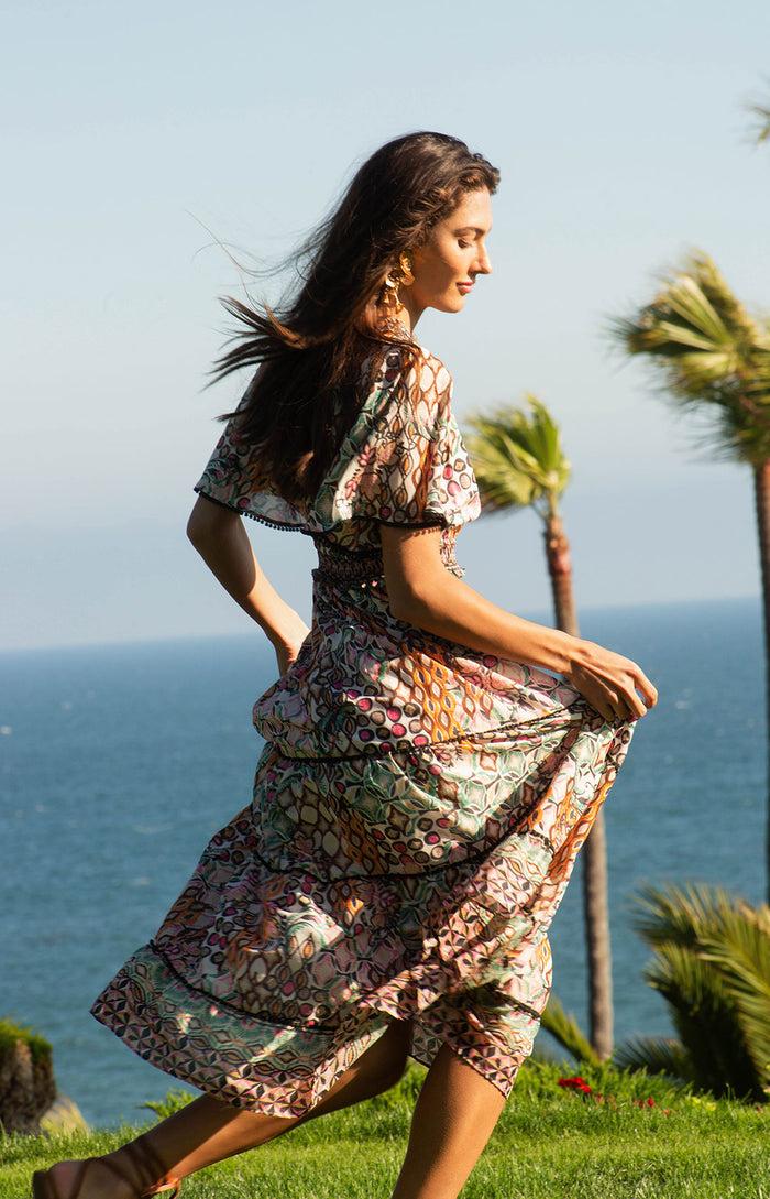 hale bob Leia Voile Dress