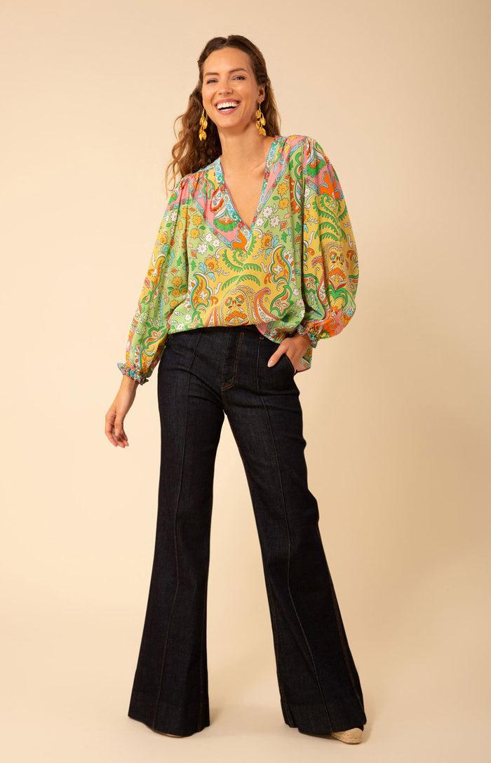 Hale Bob Leila Silk Top