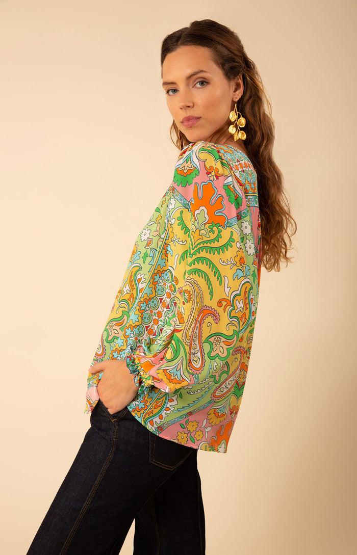 Hale Bob Leila Silk Top