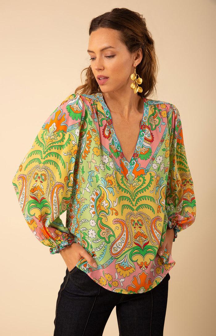 hale bob Leila Silk Top