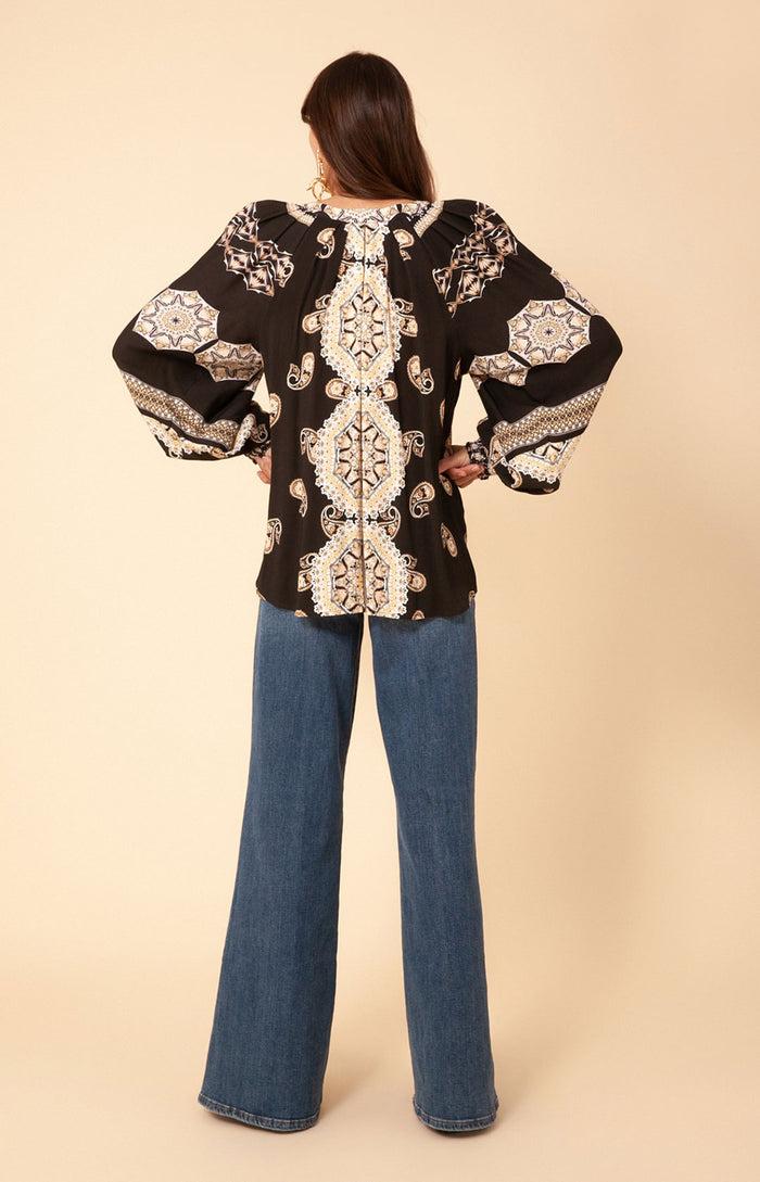 Hale Bob Levi Crepe Top