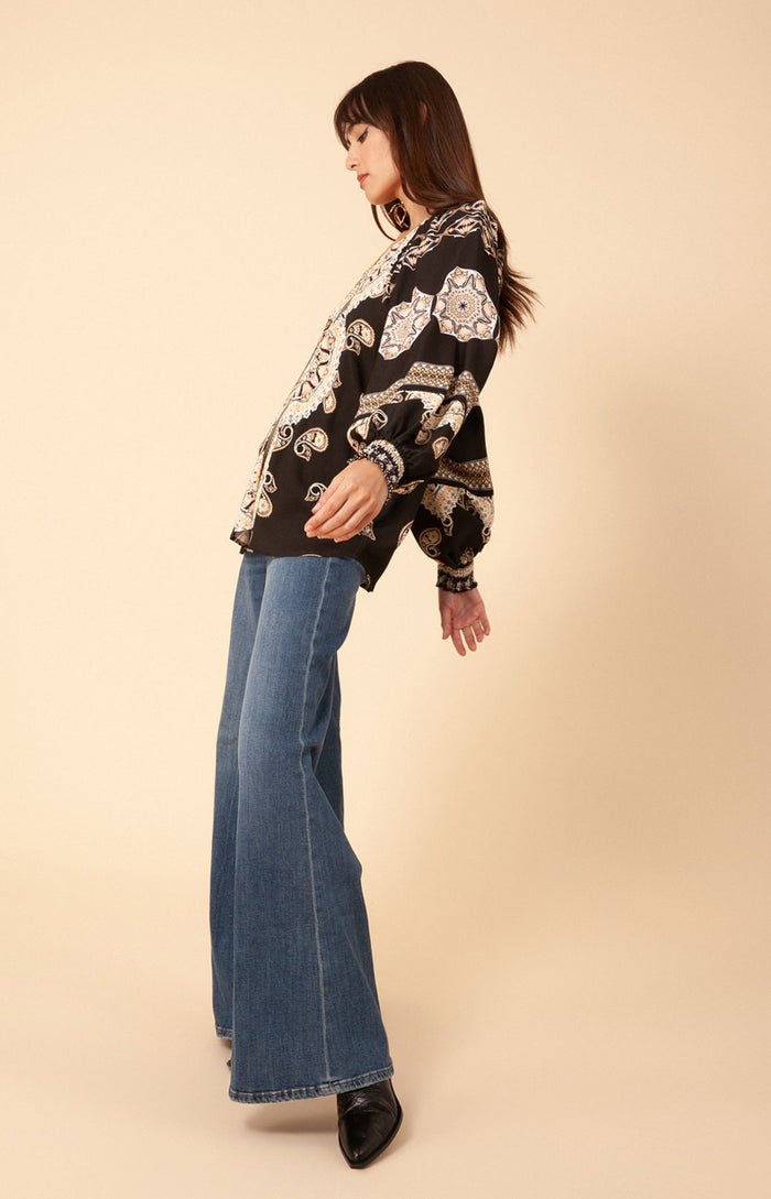 Hale Bob Levi Crepe Top