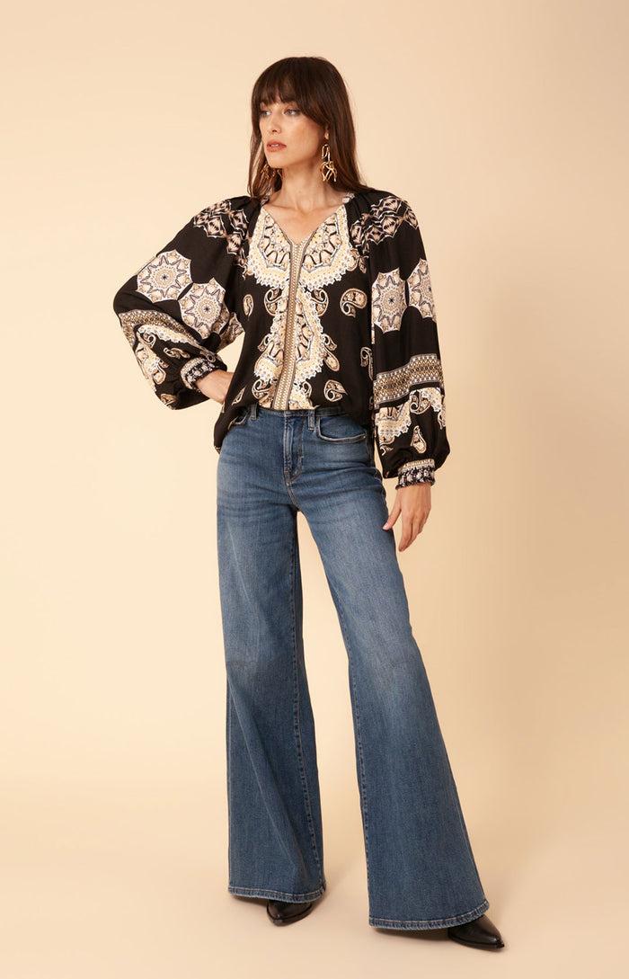 hale bob Levi Crepe Top