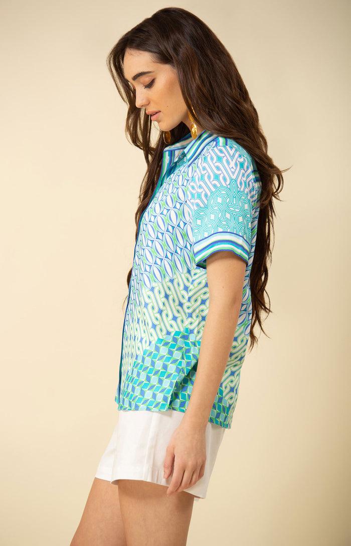 Hale Bob Liberty Button Up Top