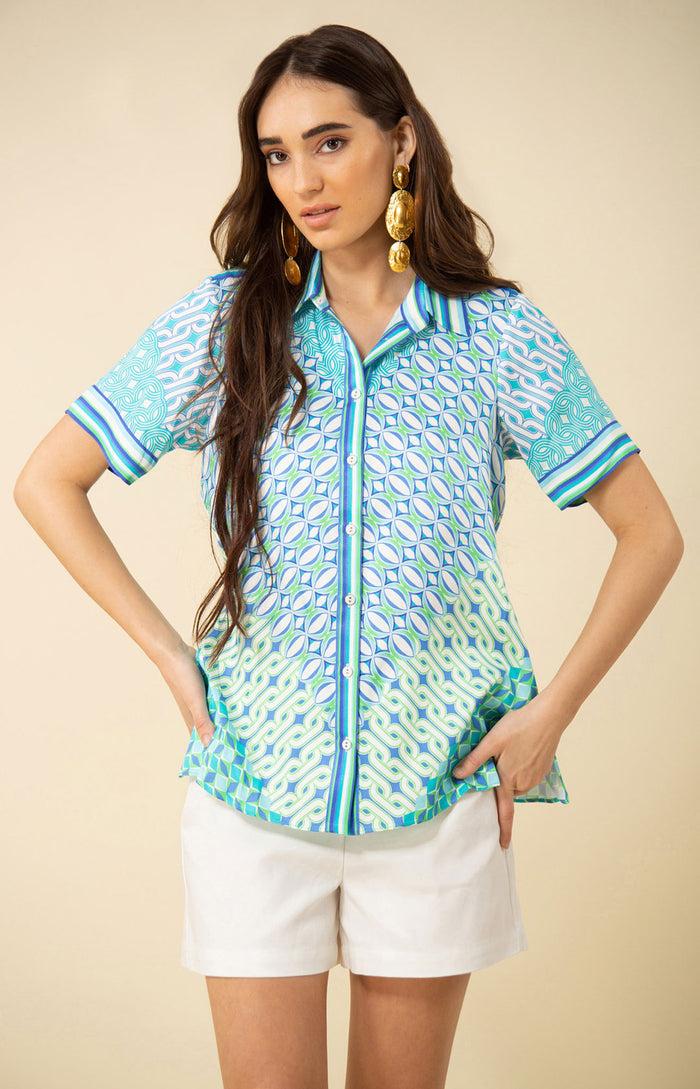 hale bob Liberty Button Up Top